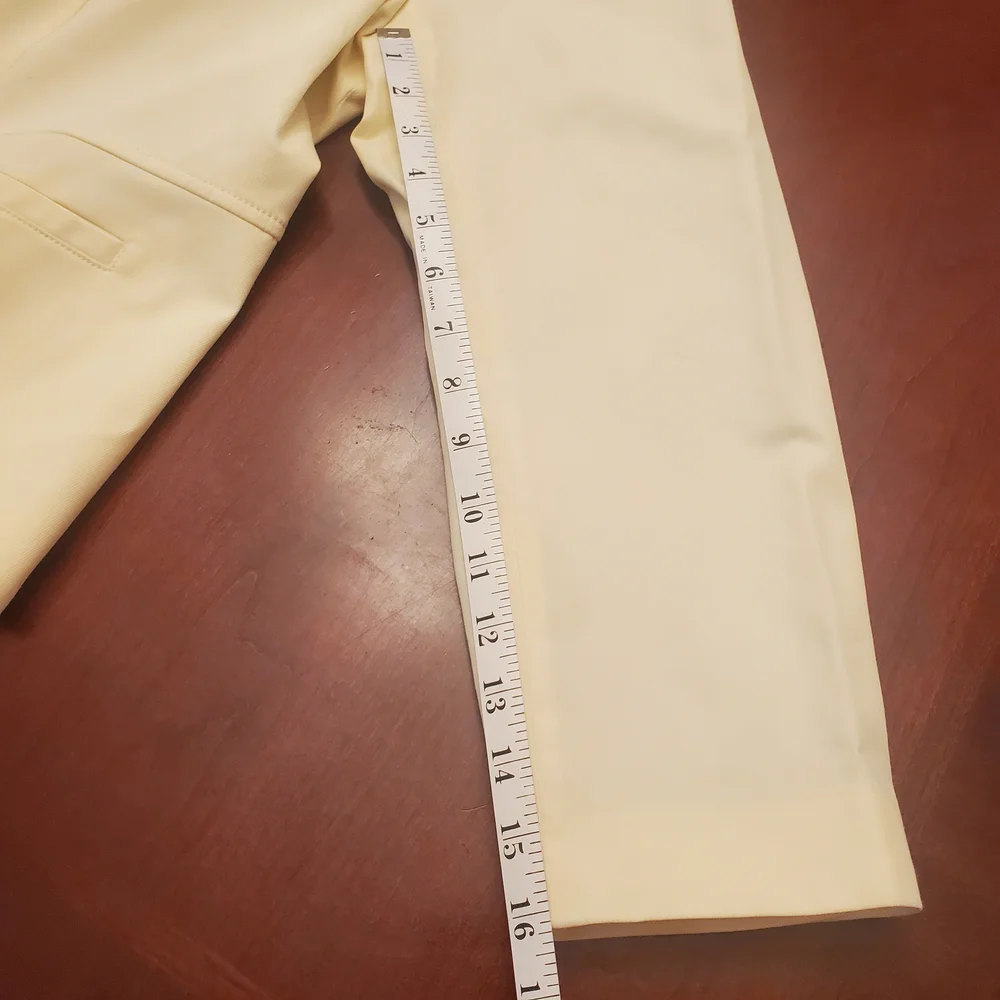 NWT Talbots Butter Yellow Women's Suit Jacket Size 16W - Picture 6 of 9